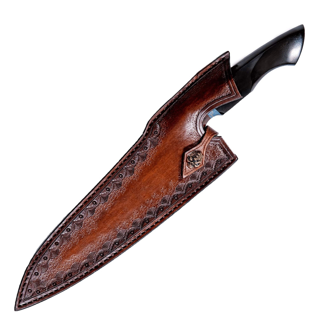 Damast Gyuto Messer Ebenholz - Küchenkompane