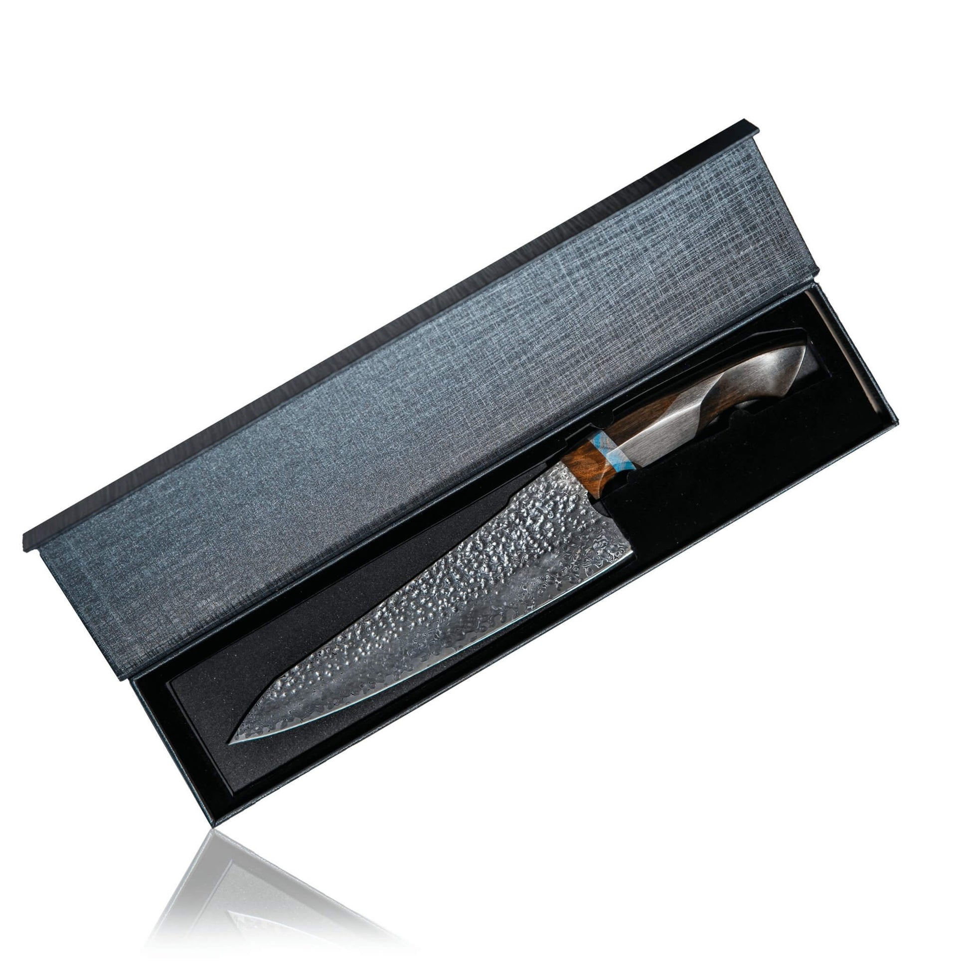 Damast Gyuto Messer Ebenholz - Küchenkompane
