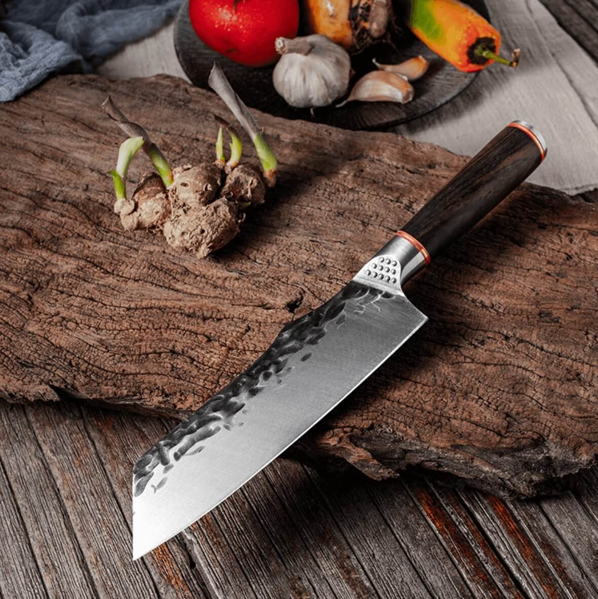 Rustikales Chefmesser - Küchenkompane